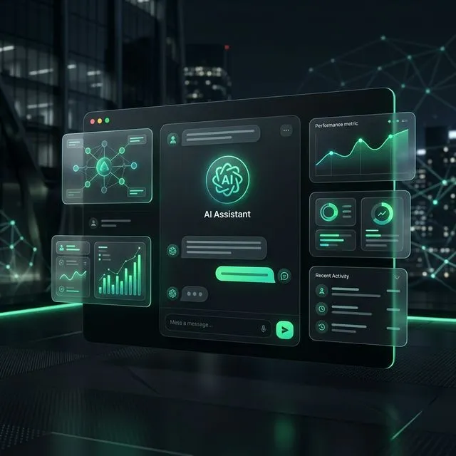 AI assistant and chatbot operations view - Mobiloitte UK